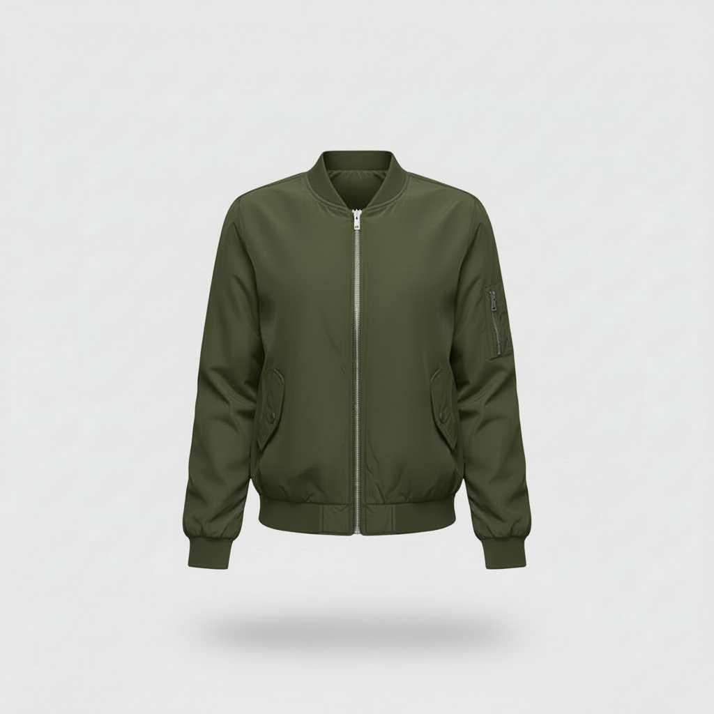 Cazadora Bomber Corta Mujer | Chaqueta Casual Deportiva