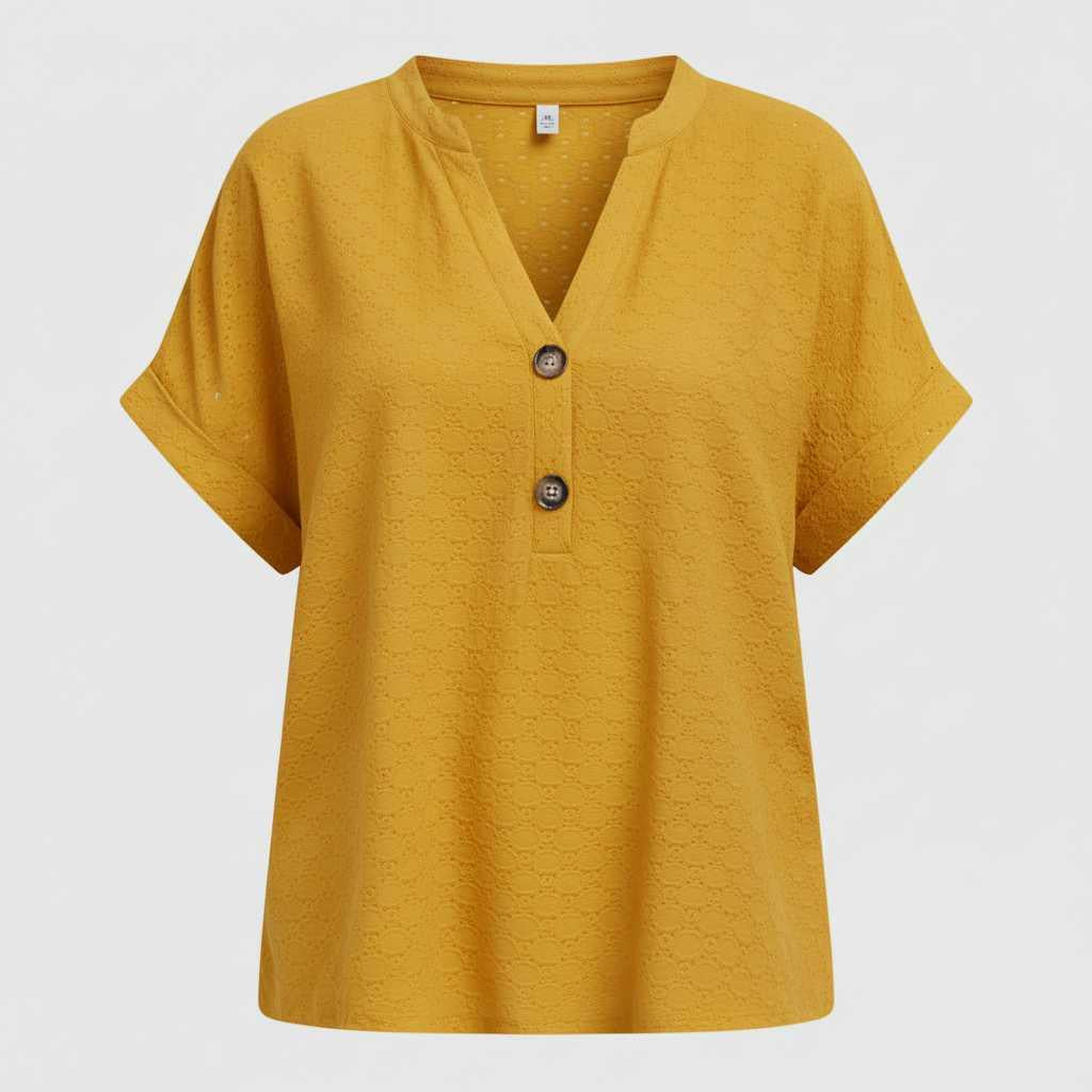 Top Deportivo Mujer Cuello en V | Camisetas Mujer Casual