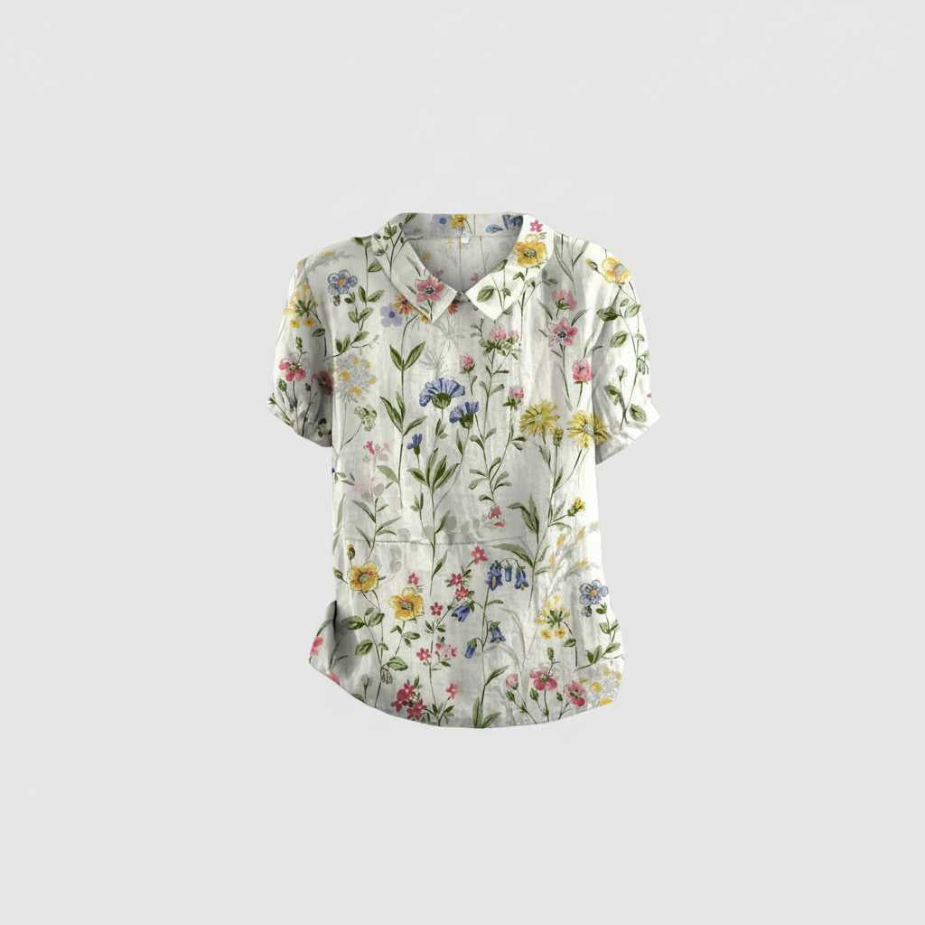 Blusa Floral Vintage | Blusa Mujer Casual