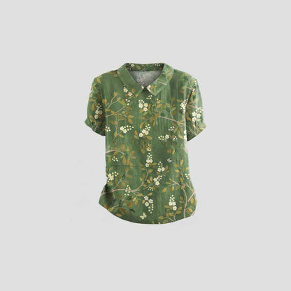 Blusa Floral Vintage | Blusa Mujer Casual