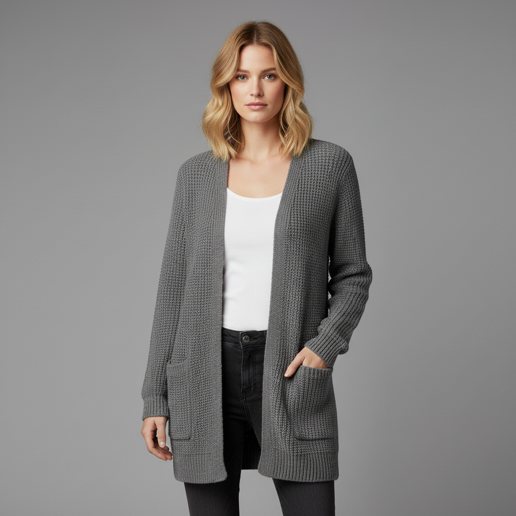 Cárdigan Largo Mujer | Chaqueta de Punto Elegante y Cómoda