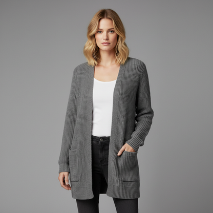 Cárdigan Largo Mujer | Chaqueta de Punto Elegante y Cómoda