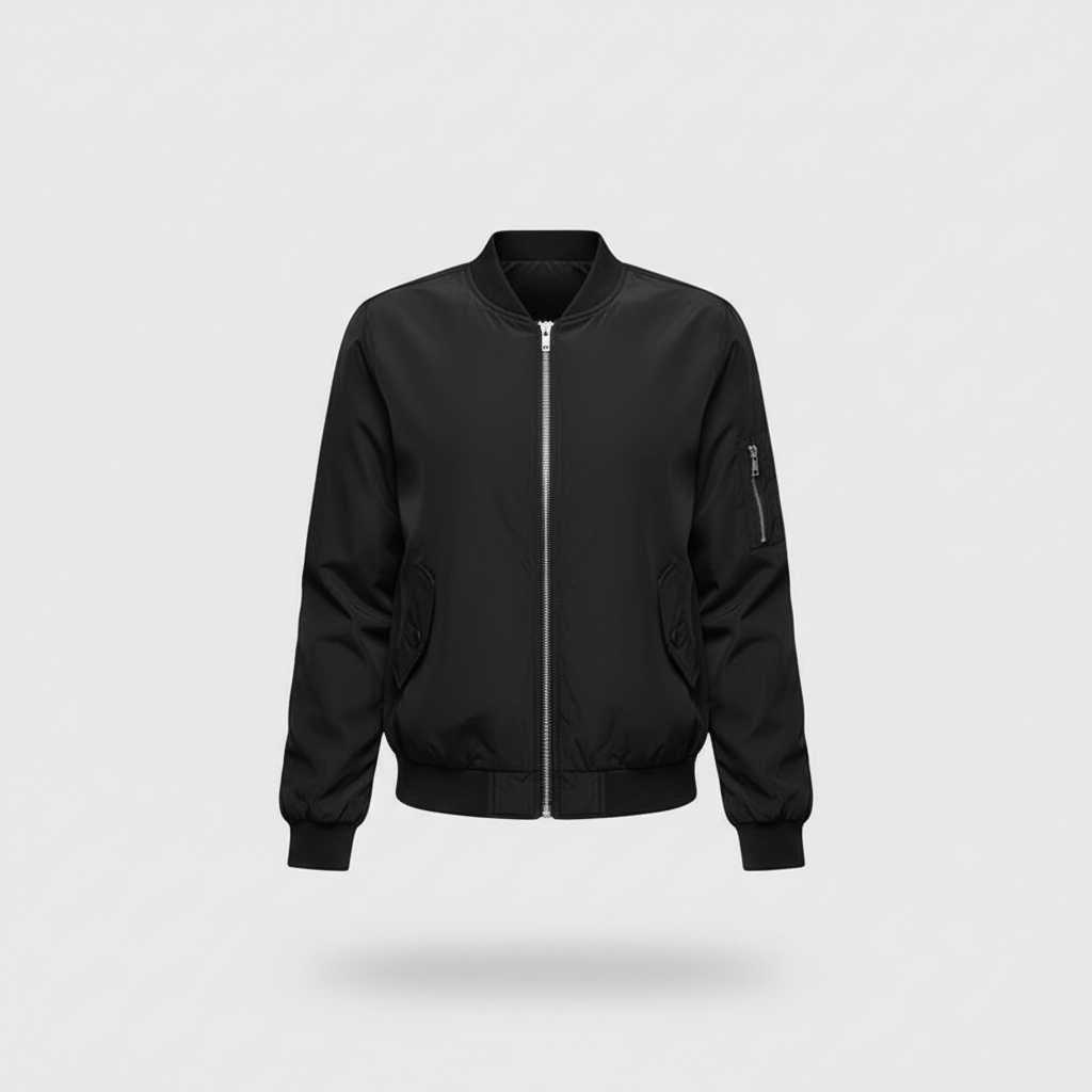 Cazadora Bomber Corta Mujer | Chaqueta Casual Deportiva
