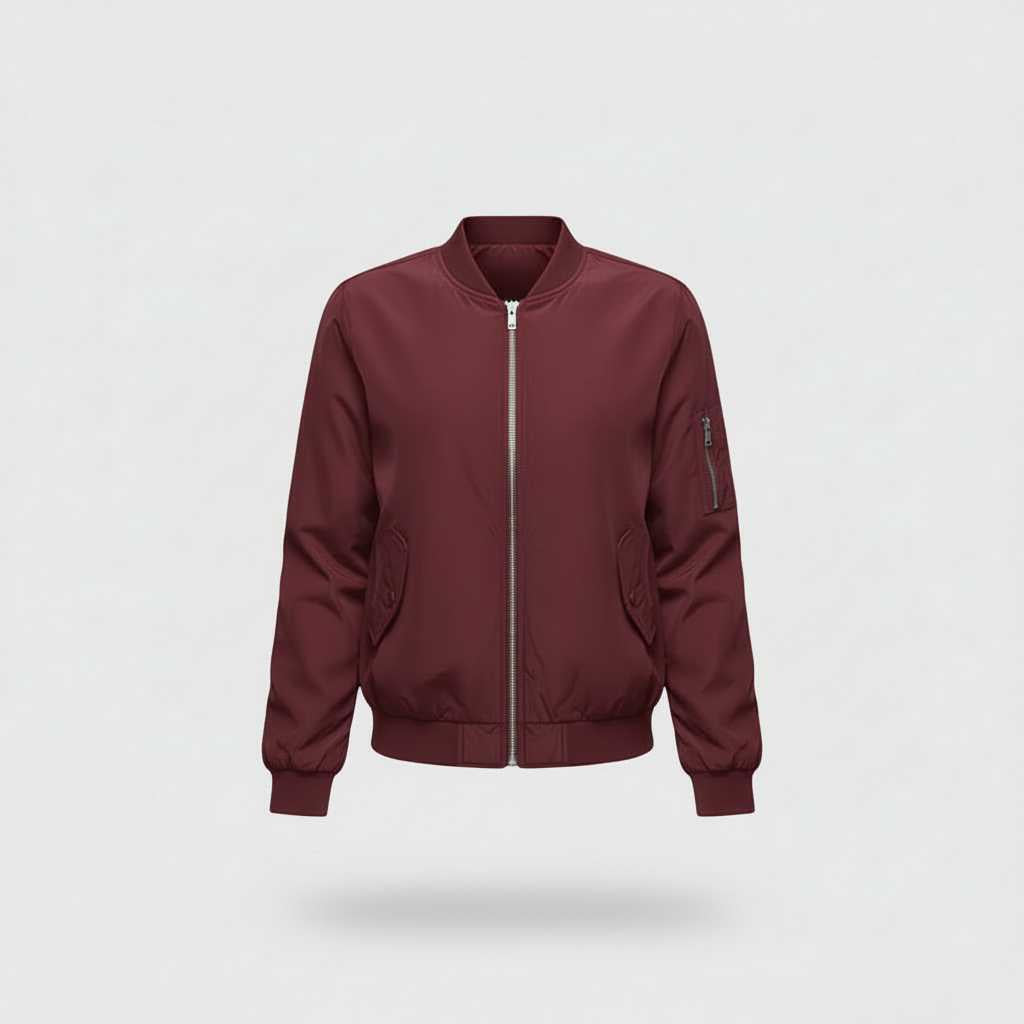 Cazadora Bomber Corta Mujer | Chaqueta Casual Deportiva