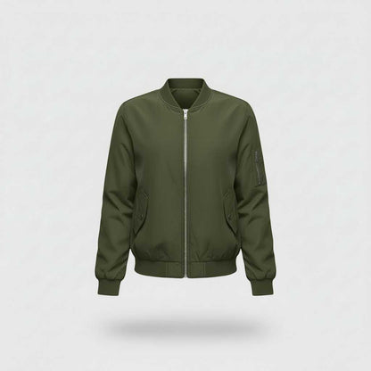 Cazadora Bomber Corta Mujer | Chaqueta Casual Deportiva