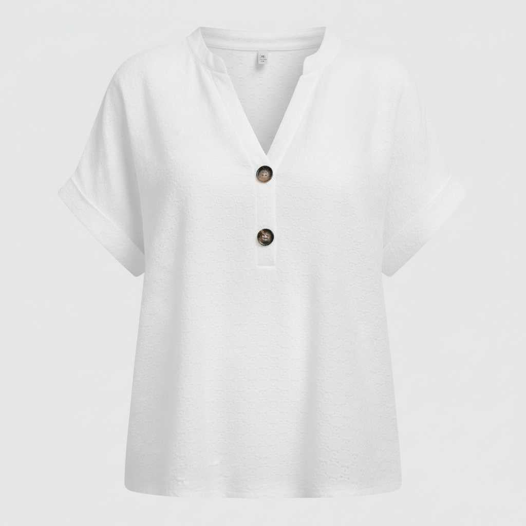 Top Deportivo Mujer Cuello en V | Camisetas Mujer Casual