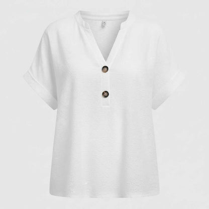 Top Deportivo Mujer Cuello en V | Camisetas Mujer Casual