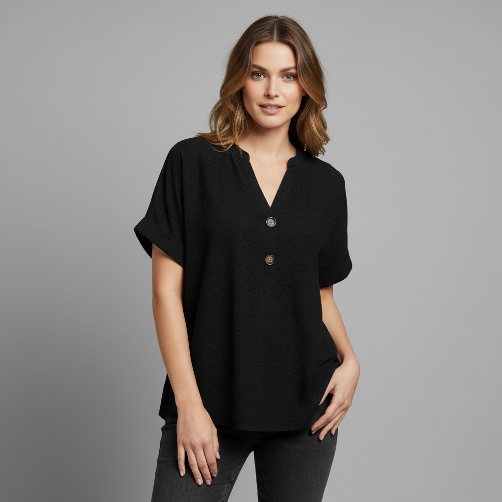 Top Deportivo Mujer Cuello en V | Camisetas Mujer Casual