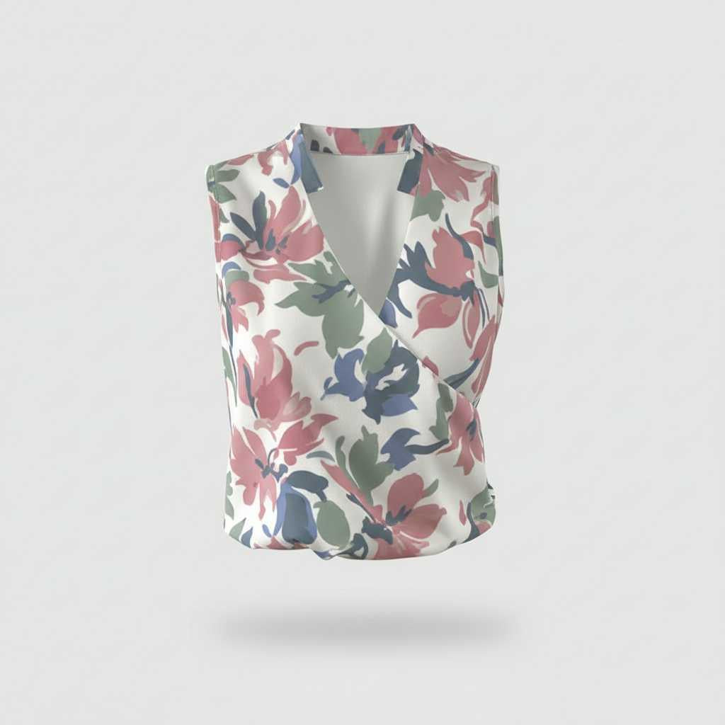 Top Veraniego Escote en V | Tops Verano Casual para Mujer
