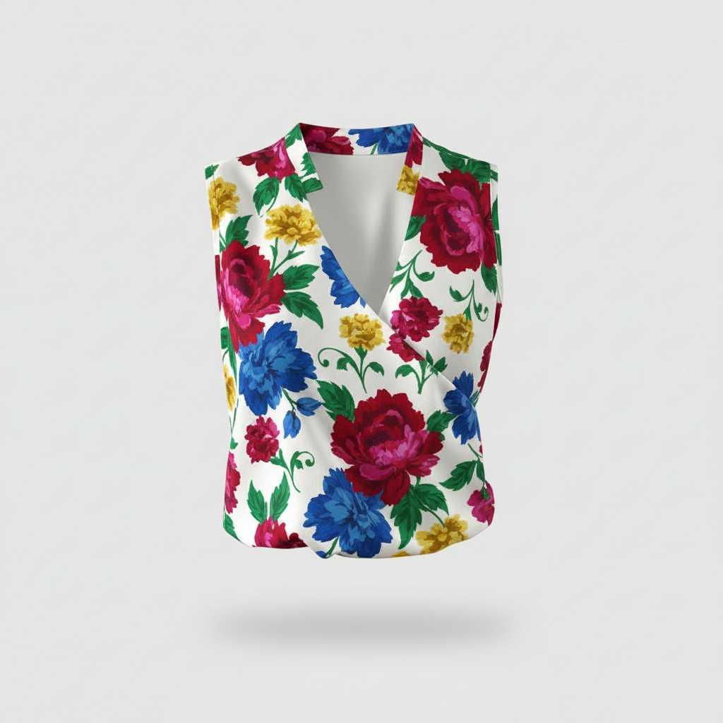 Top Veraniego Escote en V | Tops Verano Casual para Mujer