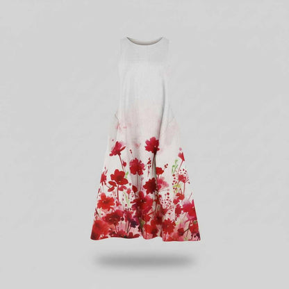 Vestido Floral de Verano | Midi para Mujer