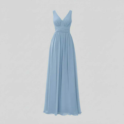 Vestido Maxi Sin Mangas Cuello en V | Moda Femenina