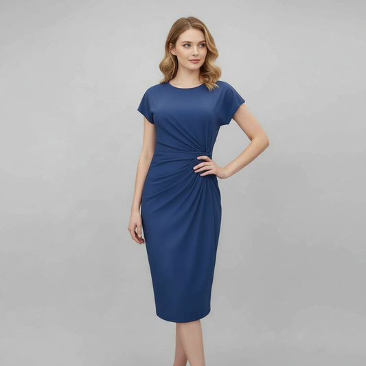 Vestido Midi Elegante para Mujer | Moda Profesional