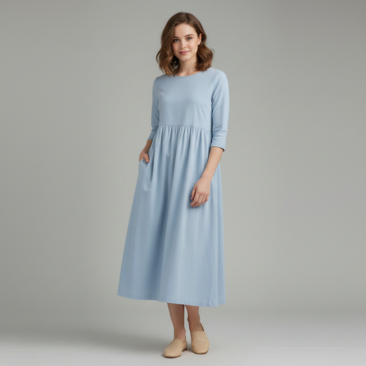 Vestido de Verano Holgado | Vestido de Mujer Midi