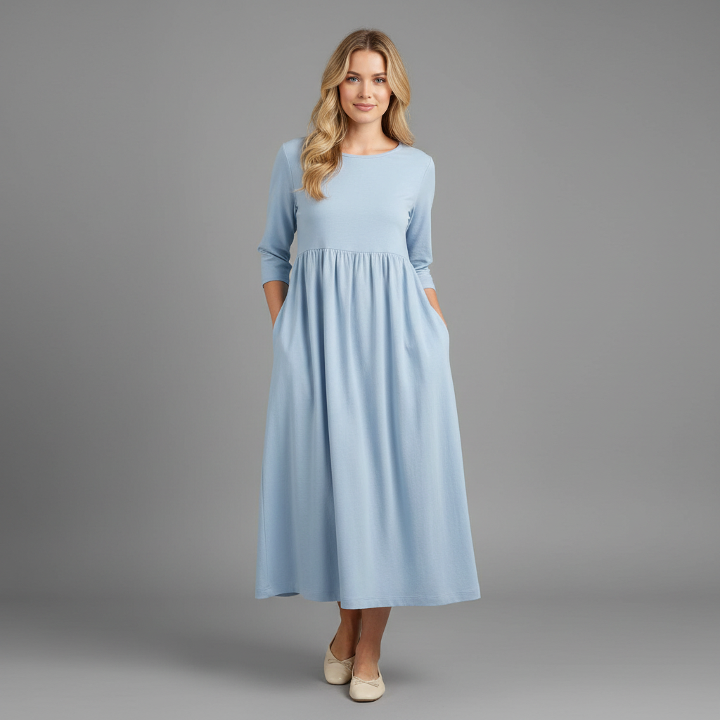 Vestido de Verano Holgado | Vestido de Mujer Midi