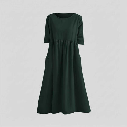 Vestido de Verano Holgado | Vestido de Mujer Midi