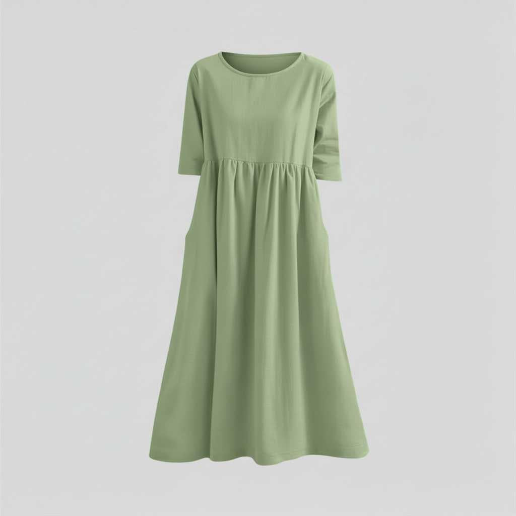 Vestido de Verano Holgado | Vestido de Mujer Midi